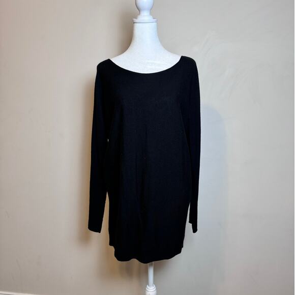 Vince Tie Back Long Sleeve Sweater Dress - Size M - Picture 1 of 6